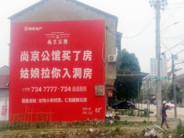 长兴墙体广告在乡镇、农村市场的媒体优势