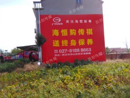 长兴墙体广告影响褪色的因素