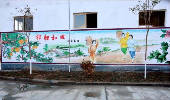 长兴乡镇文化墙 乡风文明焕发新活力